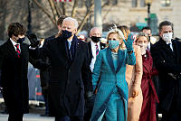 The Biden Family Walks to the White House