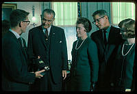 President Johnson with 4-H Representatives