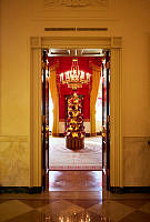 2022 Red Room Holiday Decorations, Biden Administration