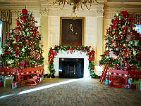 2023 State Dining Room Holiday Decorations, Biden Administration