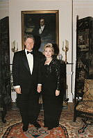 President and Mrs. Clinton Prior to Inaugural Ball