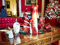 2023 Red Room Holiday Decorations, Biden Administration