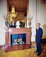 White House Usher Preston Bruce in the East Room