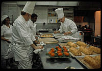 Food Preparations in White House Kitchen