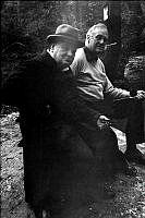 Roosevelt and Churchill Fishing at Shangri-La