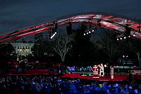 Santa and Mrs. Claus at the 2023 National Christmas Tree Lighting