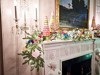 Detail of the China Room Holiday Decorations, Biden Administration