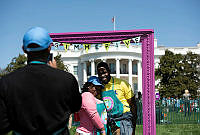 Guests at the 2015 White House Easter Egg Roll