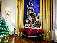 2023 Historic Crèche in the East Room, Biden Administration