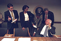 Vice President Cheney with National Security Advisors on September 11, 2001