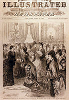 Washington, D.C. - Social Life at the National Capital - A reception by Mrs. President Hayes