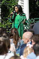 Britt Waters Speaks at the 2023 Easter Egg Roll