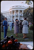 Guests on the South Lawn at NASCAR Reception