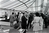 Press Secretary Connie Stuart Addresses Members of the Press