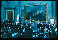 President Johnson Speaks at Voting Rights Act Ceremony