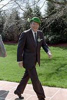 President Reagan Following a St. Patrick's Day Luncheon