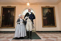 Haunted White House Tour: President & Mrs. Washington