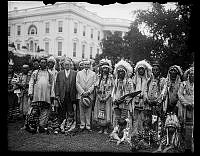 President Coolidge with American Indian Delegation