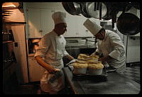 Food Preparations in White House Kitchen