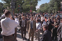 Evacuation of Executive Office Staff, September 11, 2001