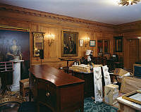 Temporary Curator's Office in the Map Room
