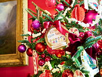 Details of 2023 Red Room Holiday Decorations, Biden Administration