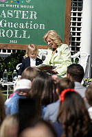 Dr. Biden Reads to Children at the 2023 Egg Roll