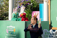 Alan Muraoka and Sesame Street Friends at the 2023 Easter Egg Roll
