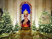 2023 Cross Hall Holiday Decorations, Biden Administration