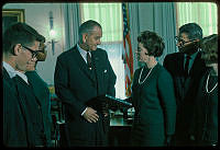 President Johnson with 4-H Representatives