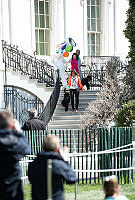 President and Mrs. Obama at the 2015 Easter Egg Roll