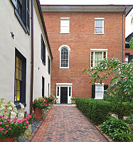 Rear of Decatur House and Slave Quarters