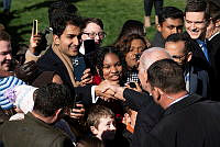 President Biden Greets Guests at 2022 Turkey Pardon