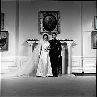 Lynda Bird Johnson and Charles S. Robb Wedding Portrait