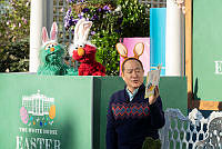 Alan Muraoka and Sesame Street Friends at the 2023 Easter Egg Roll