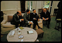 President Johnson Meets with Civil Rights Leaders