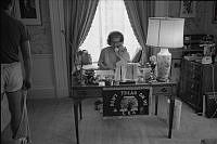 Mrs. Ford Working at Her Desk in the East Wing