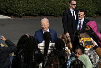 President Biden Greets Guests at 2023 Turkey Pardon Ceremony