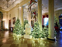 2023 Cross Hall Holiday Decorations, Biden Administration