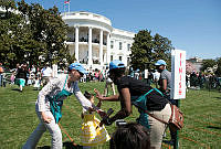 Child at the 2015 White House Easter Egg Roll