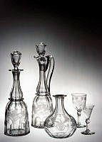 Decanters, Water Bottle, and Wineglasses, White House Collection