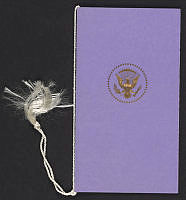 Program for Presidential Medal of Freedom Ceremony