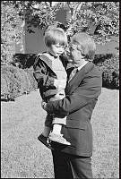 President Carter with Grandson Jason in the Rose Garden