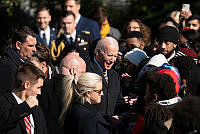 President Biden Greets Guests at 2022 Turkey Pardon