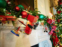 Details of 2023 State Dining Room Holiday Decorations, Biden Administration