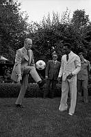 President Ford Welcomes Pelé to the White House