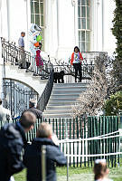 President and Mrs. Obama at the 2015 Easter Egg Roll