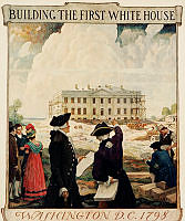 George Washington Inspects the Unfinished President's House