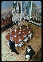John W. Ficklin & Johnny Johnson in the Presidents Dining Room