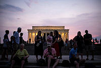 Lincoln Memorial at Dusk